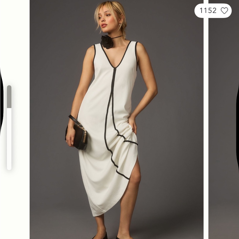 Maeve Colorblock A-line Knit Maxi Dress
